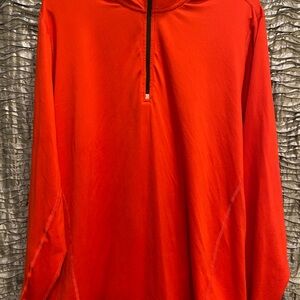 Kirkland Signature Red Quarter-Zip Pullover Men’s Size XXL